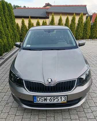Skoda Fabia cena 51000 przebieg: 22600, rok produkcji 2017 z Świebodzice małe 46